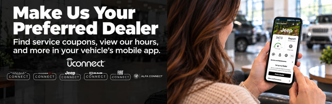 uconnect® make us your preferred dealer | Hastings Chrysler Dodge Jeep Ram in Hastings NE